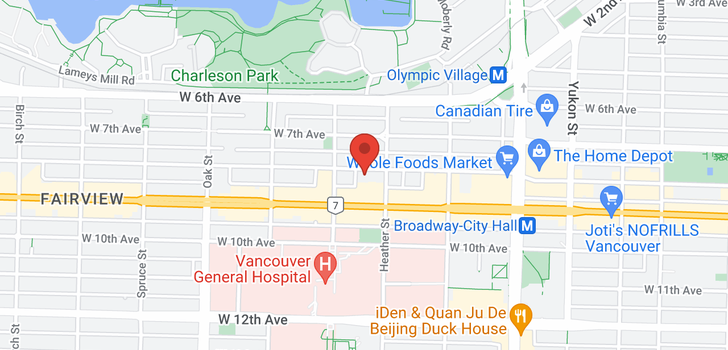 map of 502 728 W 8TH AVENUE